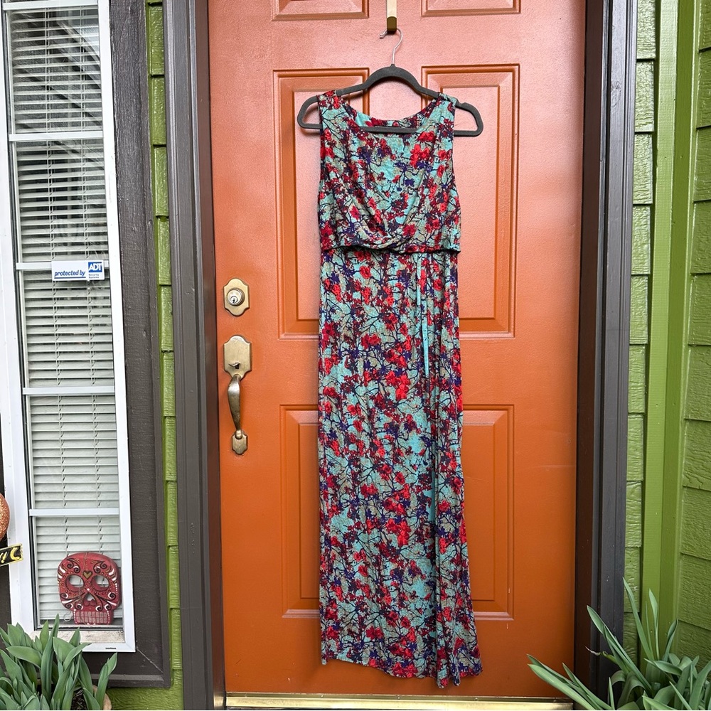 Peruvian Connection Maxi Dress - size medium